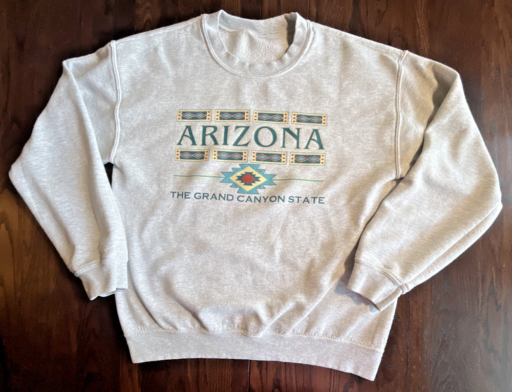 Vintage 90's Crewneck Arizona The Grand Canyon State Sweatshirt Medium